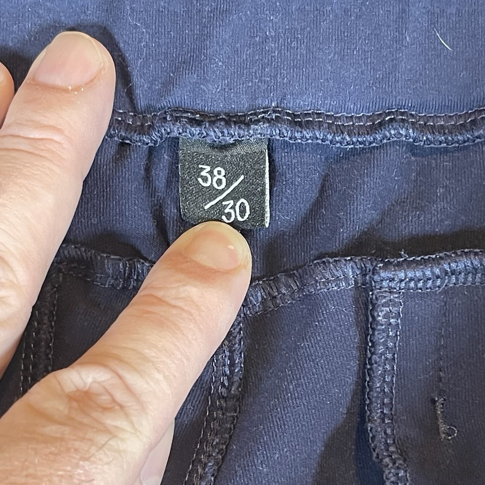 Public‎ Rec Pants Daymaker Mens Size 38/30 Navy Blue Stretch Athleisure - Picture 4 of 11
